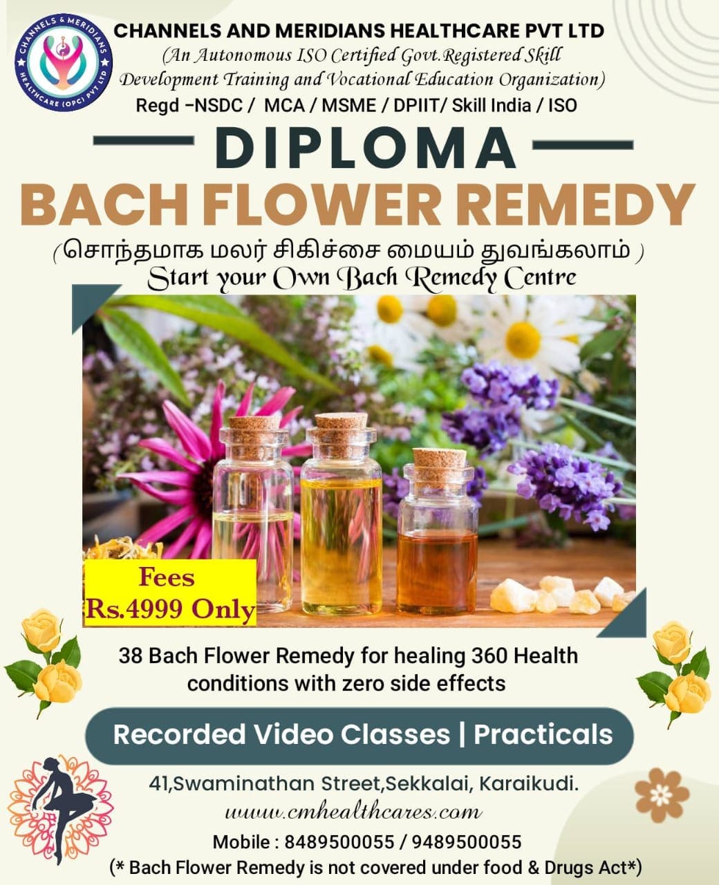 diploma in naturopathy and yoga at karaikudi